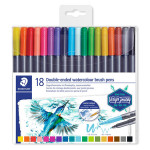 Feutre double pointe Aquarellable Marsgraphic duo 18 pcs