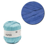 Creative Paper - Papier à crocheter - Bleu roi - 55 m