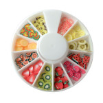 Tranche de mini cane thème fruit