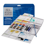 Aquarelle fine Cotman 16 demi-godets + 3 tubes Boite Painting Plus