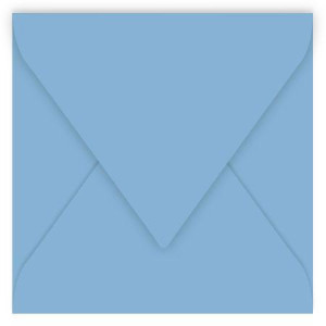 Enveloppe faire part Pollen 120g 165 x 165mm par 20 - Bleu Lavande