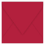 Enveloppe faire part Pollen 120g 140 x 140mm par 20 - Rouge Groseille