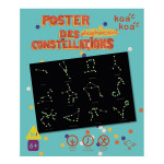 Coffret d'activité Dessine poster des constellations phosphorescent