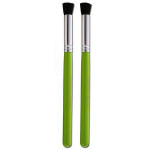 Set de 2 brosses pochoirs de maquillage