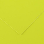 Canson Vivaldi fluo lisse 250g/m², feuille 50 x 65cm - Jaune fluo