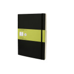 Carnet de notes Moleskine pages blanches 19 X 25 noir