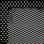 Double Dot Chevron - Papier Licorice