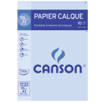 Papier calque 70g A3 pochette de 10 feuilles