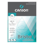 Bloc de papier Bristol 250 g/m² 20 feuilles A4