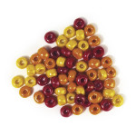 PERLES VERRE OP ROUGE 6.7 MM