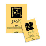 Bloc de papier bristol blanc XL 180 g/m² 50 feuilles - 21 x 29,7 cm (A4)