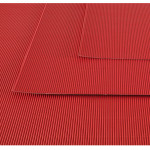 Feuille de carton ondulé 50 x 70 cm - 300 g/m² - Naturel