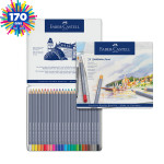 Crayon de couleur aquarellable GoldFaber Aqua - Boite de 24