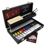 Peinture acrylique extra-fine Coffret bois noir 13 x 60 ml