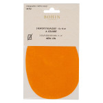 Renfort à coudre Suédine 2 pcs Orange safran