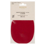 Renfort à coudre Suédine 2 pcs Rouge coquelicot