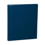 Album medium 80 pages crème couverture en lin 21,6 x 25,5 cm - Bleu ciel