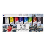 Peinture à l'huile fine Rive Gauche Set 8 x 40 ml