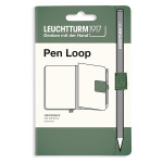 Attache stylo pour carnet Pen Loop Olive